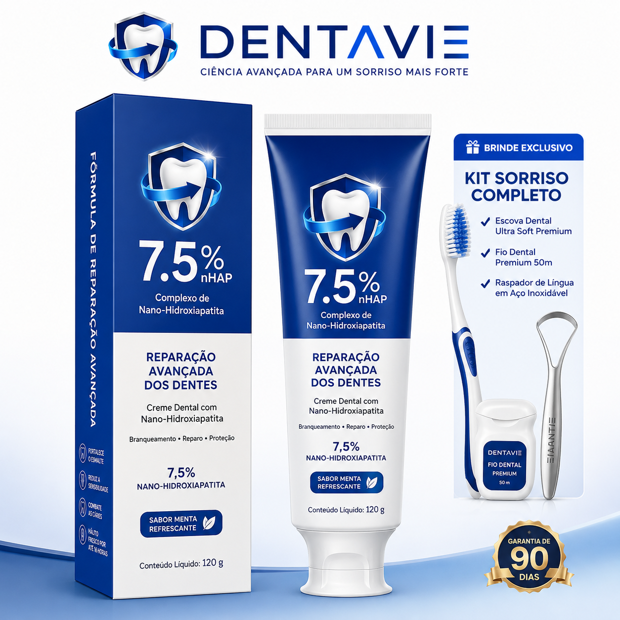 DentaVie Pasta 7,5% Nano-Hidroxiapatita
